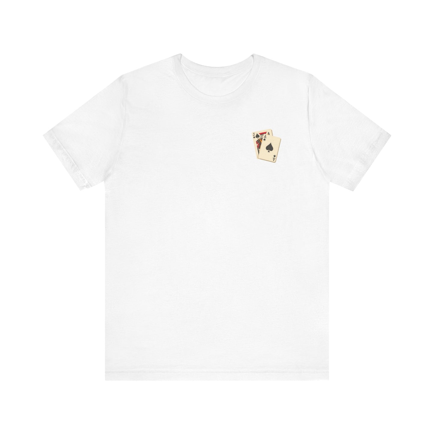 Blackjack Hand Badge Tee