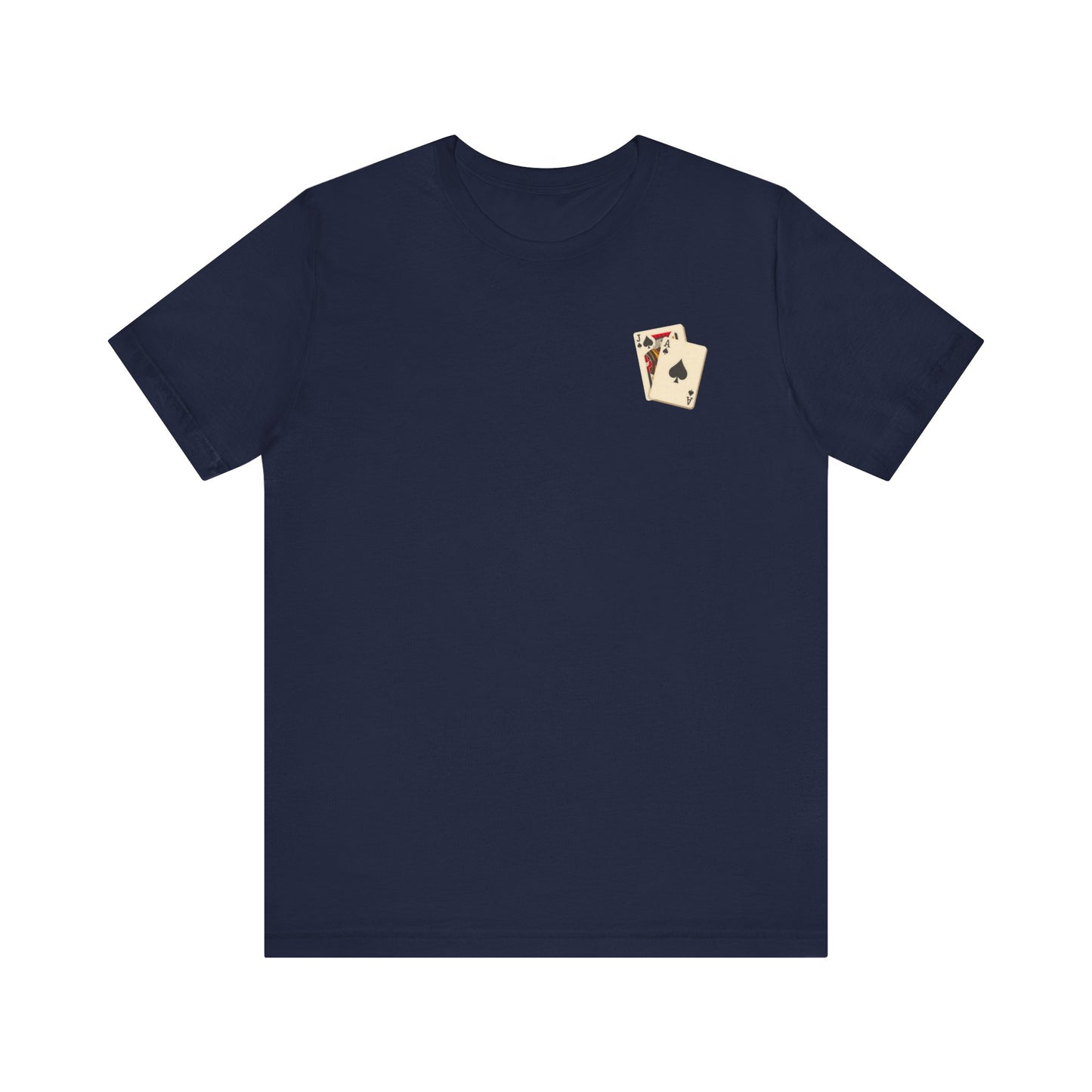 Blackjack Hand Badge Tee