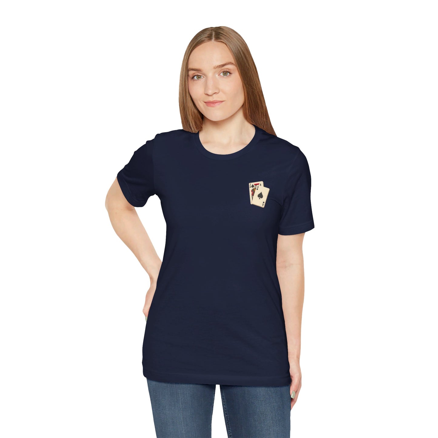 Blackjack Hand Badge Tee