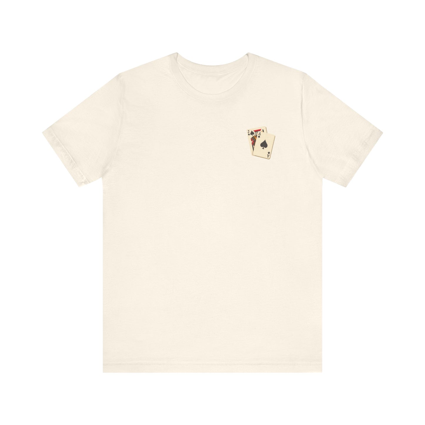 Blackjack Hand Badge Tee