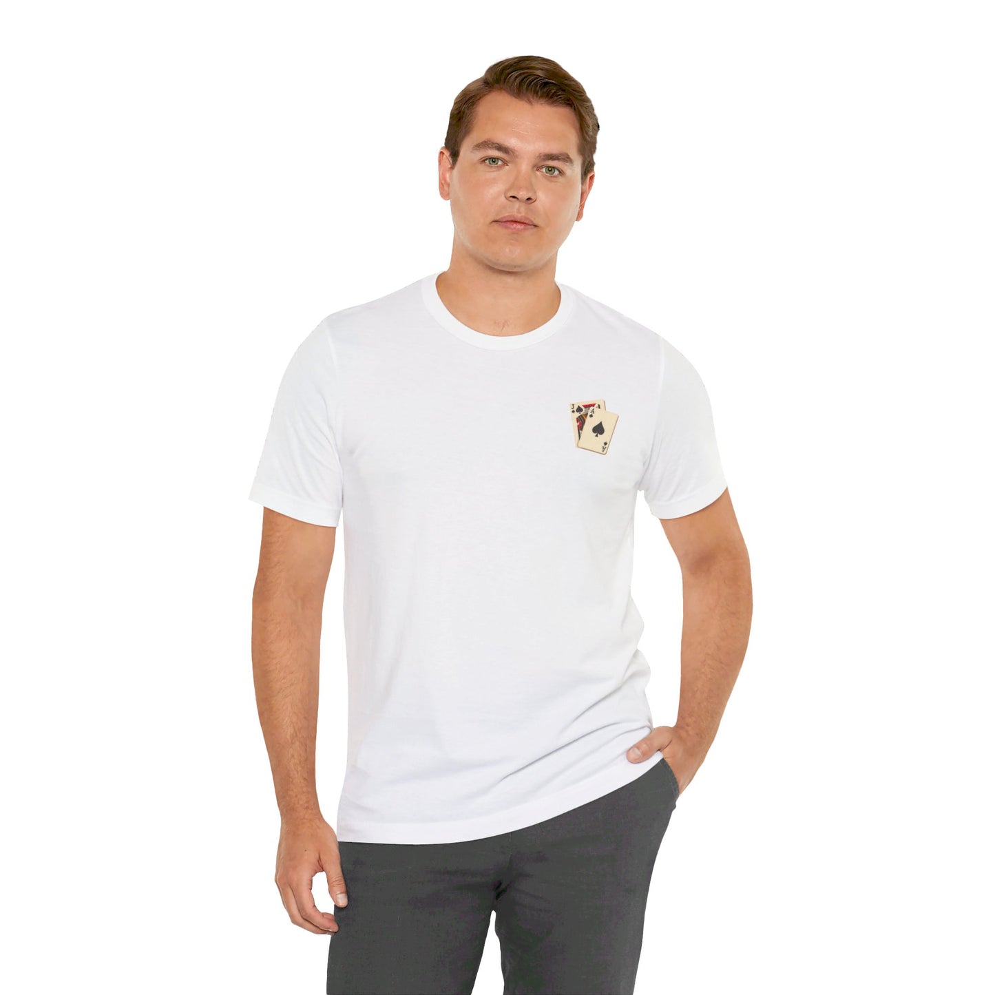 Blackjack Hand Badge Tee