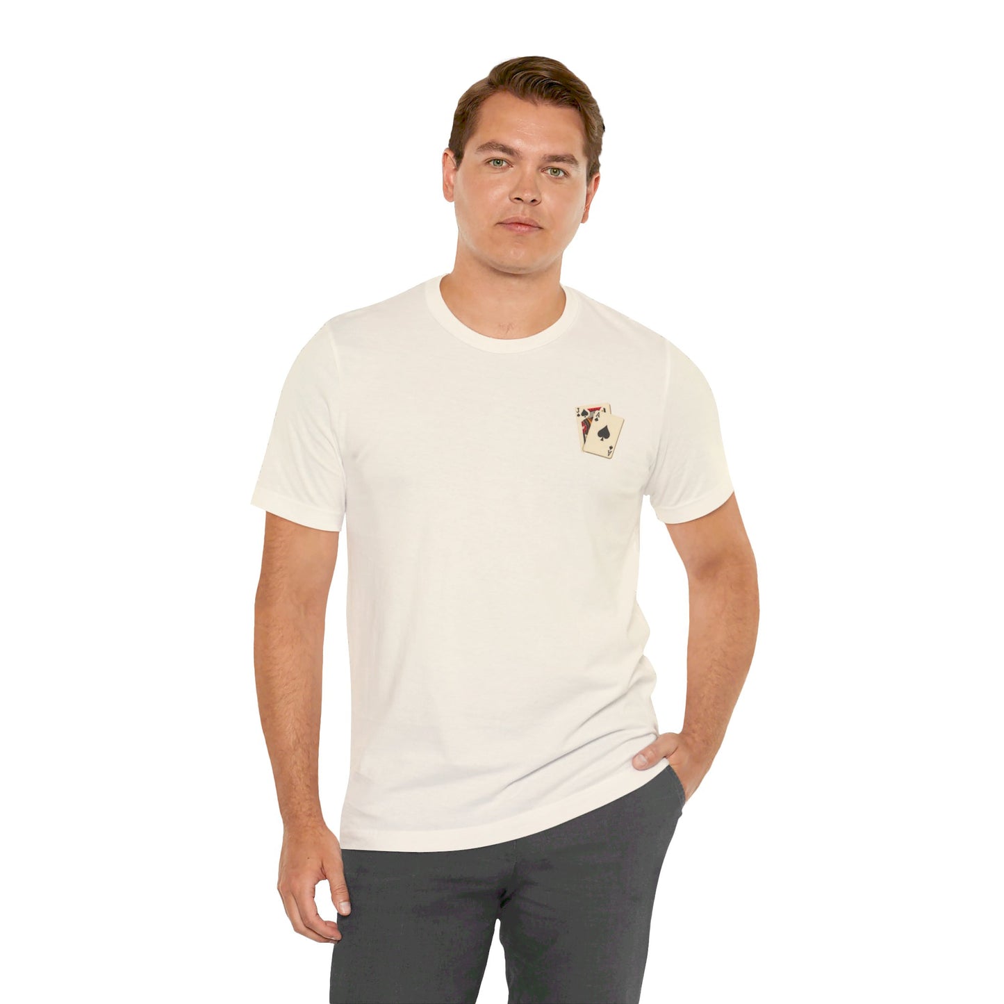 Blackjack Hand Badge Tee